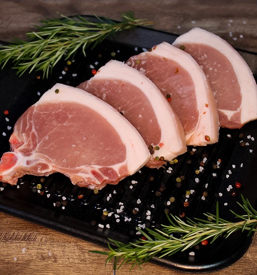 Chuleta Cogote con Tocino